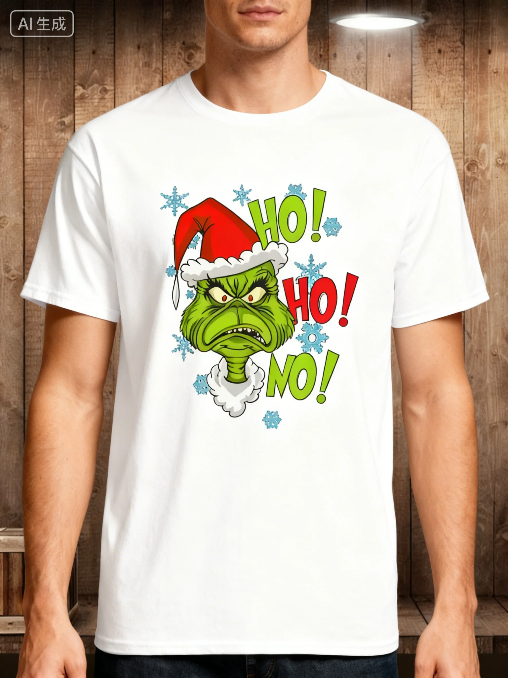 2026 عيد الميلاد غريب فيلم القطن الخالص تي شيرت للرجال والنساء عيد الميلاد مهرجان هدية تذكارية تي شيرتات عجيبة #4