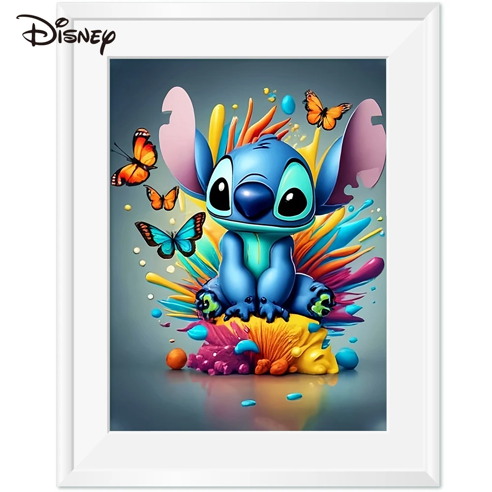 Disney Embroidery Stitch Animal Cross Stitch Kits DIY Printed Canvas Butterfly Cartoon 11ct 14ct Handmade