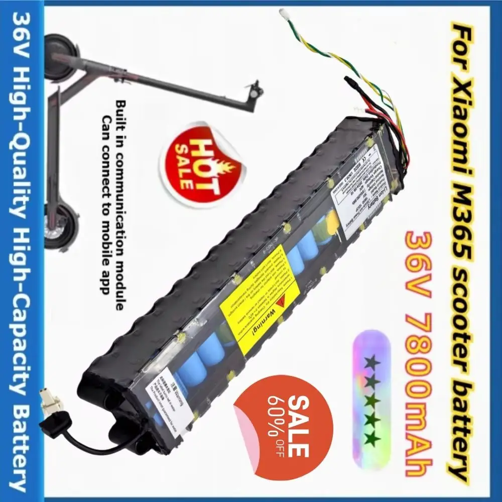 

18650 10S3P 36V 7800mAh Lithium-Ion Battery Pack for XIAOMI M365 1S Mijia pro with Bluetooth Communication 7.8Ah