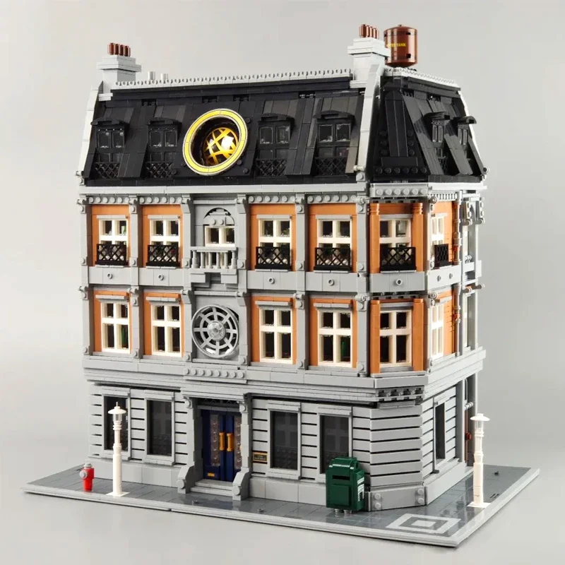 6564 Uds. Película Strange's Sanctum Sanctorum bloques de construcción modelo de arquitectura con Idea LED juguetes de ensamblaje para niños adultos regalo