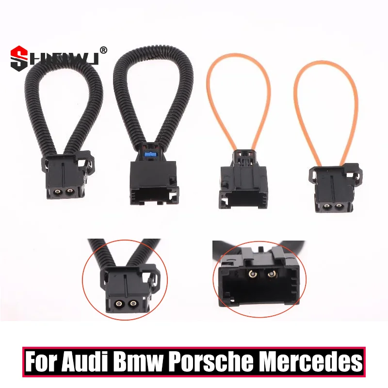 1/2Pcs MOST Fiber Optical Optic Loop Bypass Male Female Adapter Cable Car Tools Accessories
