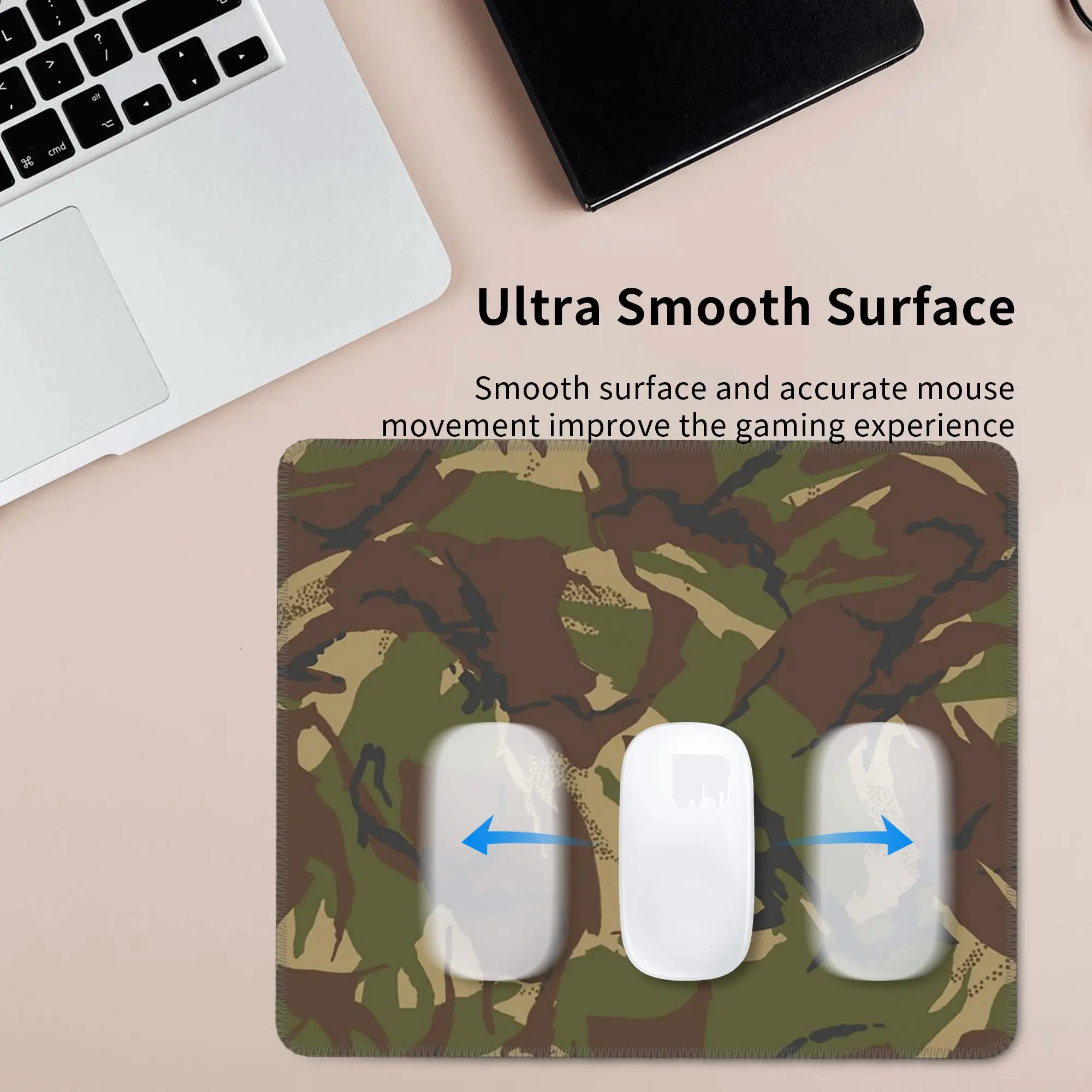 Rhodesian Brush Stroke Camouflage Mouse Pad Computer Keyboard Mouse Mat Gaming PC Laptop Desk Mat Office Accessories Table Mats