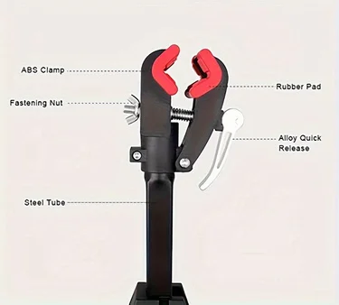 Fahrrad Wand Montiert Fahrrad Rack Park Rack Wand Montiert Mountainbike Rack Aluminium Legierung Clip Crash Pad Geladen 20 KG Halterung – Detail 4