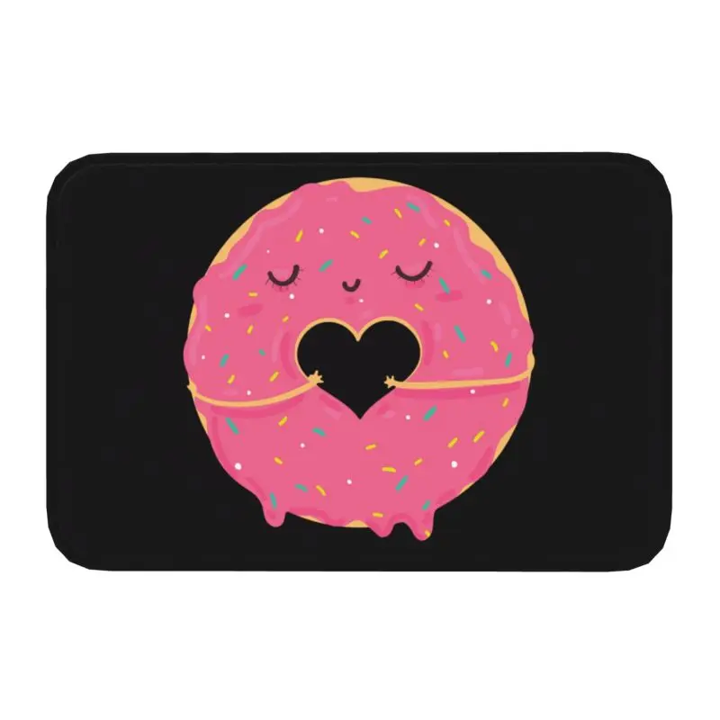 Donut With A Mouth Bite Front Floor Door Entrance Mats Outdoor Doughnut Bath Kitchen Doormat Bedroom Carpet Rug