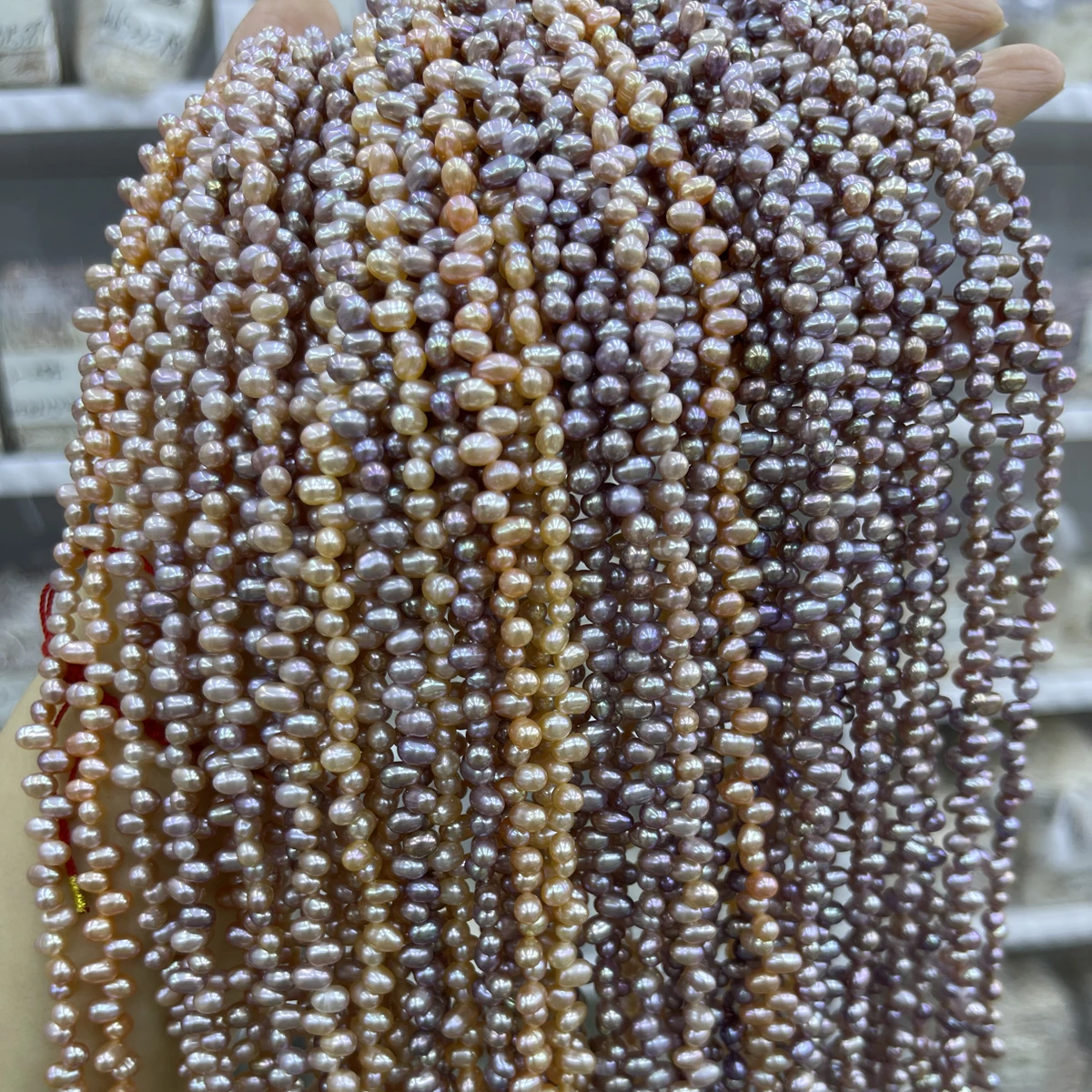 

4-5mm High-quality Natural Freshwater Pearls, Irregularly Shaped Semi-finished Beads for Jewelry Making DIY Necklace Accessories