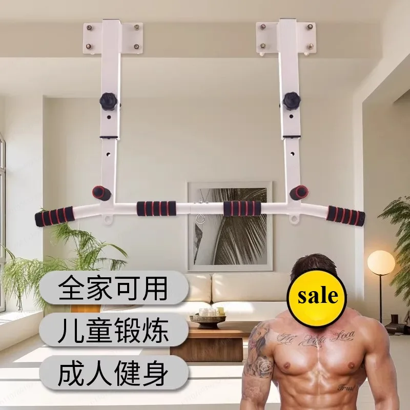 Jmz-Wall Mounted Pull Up Bar,Heavy Duty Chin Up Bar, Fitness Training Equipment, Home Gym Workout, Horizontal Bar, Core Strength
