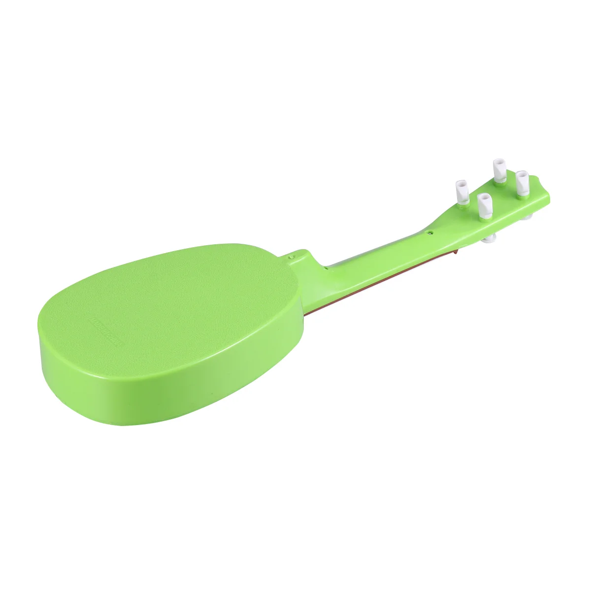 Kiwi Fruit Shape Ukulele Mini Musical Guitar Instrument Toy Childrens Educational Game Toys - Size L (Green)