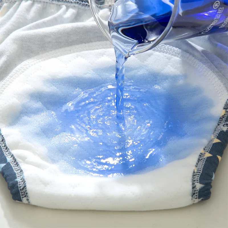 National Certified 6-Layer Cotton Infant Diaper Breathable Toilet Training Pant Reusable 0-3 Year Baby