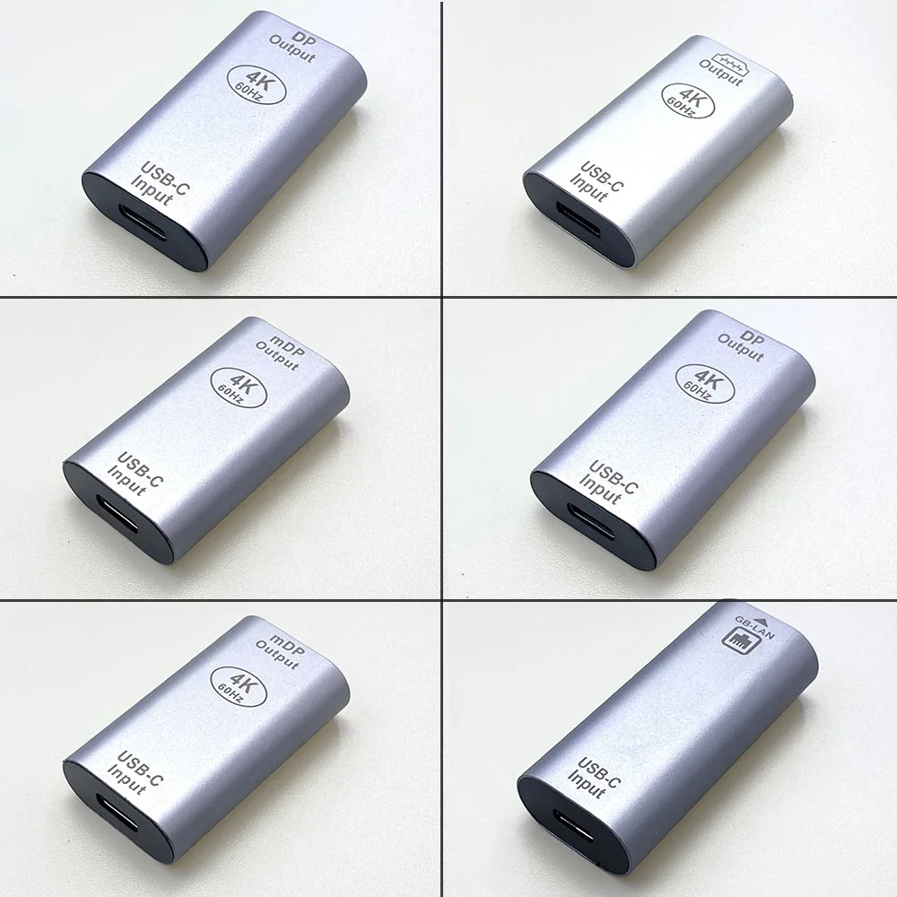 محول USB من النوع C إلى HDMI 8K USB C إلى DP DisplayPort miniDP 4K VGA لأجهزة الكمبيوتر المحمول MacBook TV Box PS5 Switch iPad Galaxy