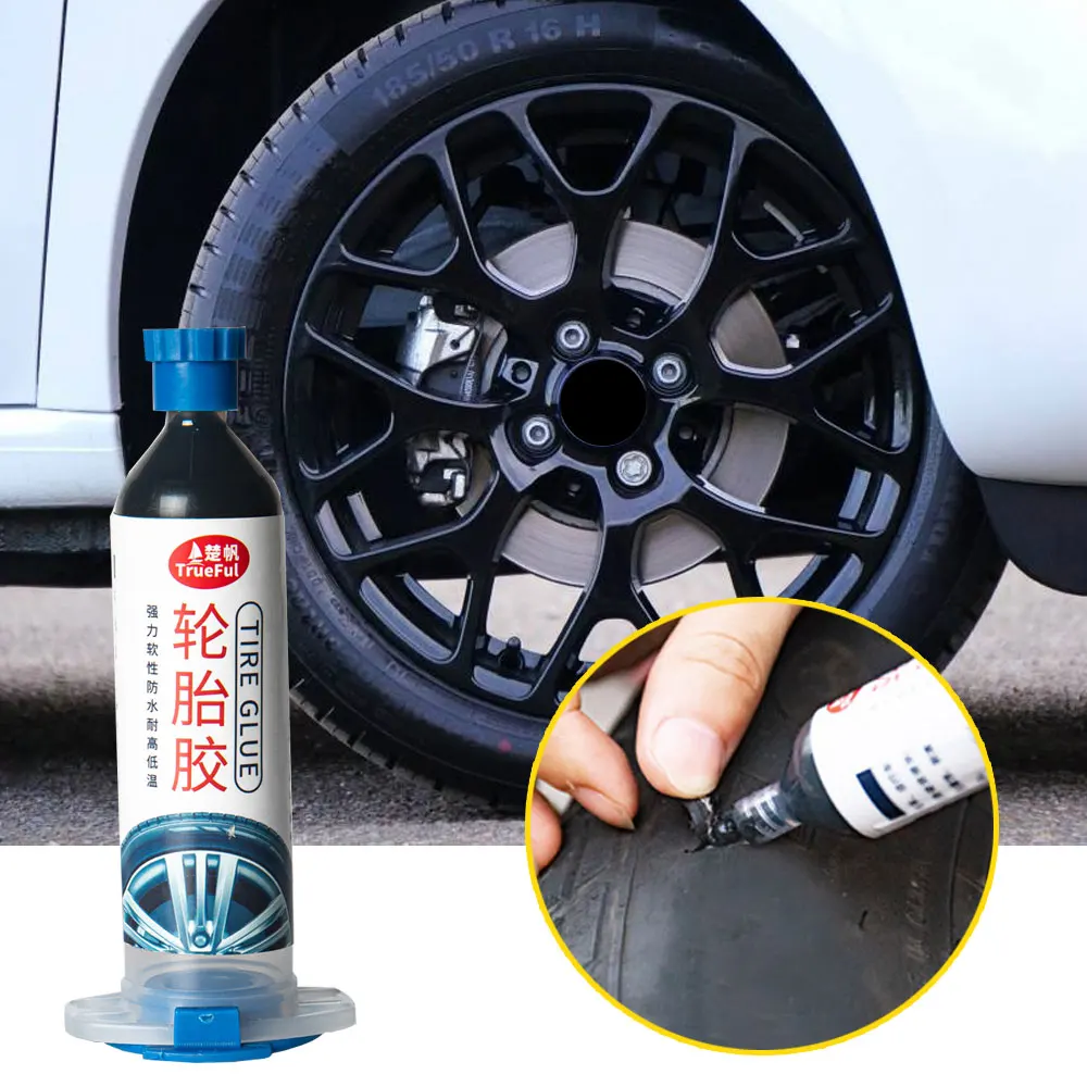 

1pcs Automobile Tire Repair Side Hard Injury Tire Filling Adhesive Glue Tire Repair Adhesive Car Rubber Repair Car Repair Tool