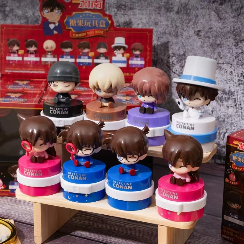 Figuras de caja ciega de la serie de juguetes de Detective Conan Candy, adornos de mesa, muñecos de Anime Rachel Moore, juguete para regalo perimetral