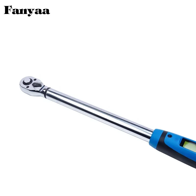 Fanyaa Data Storage Reversible Quick Release Ratchet Head 400Nm Digital Torque Wrench