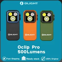 Olight Oclip Pro Type-C Rechargeable EDC Flashlight 500Lumens, Bulit-In Battery Clip-on Light lPX6 waterproof