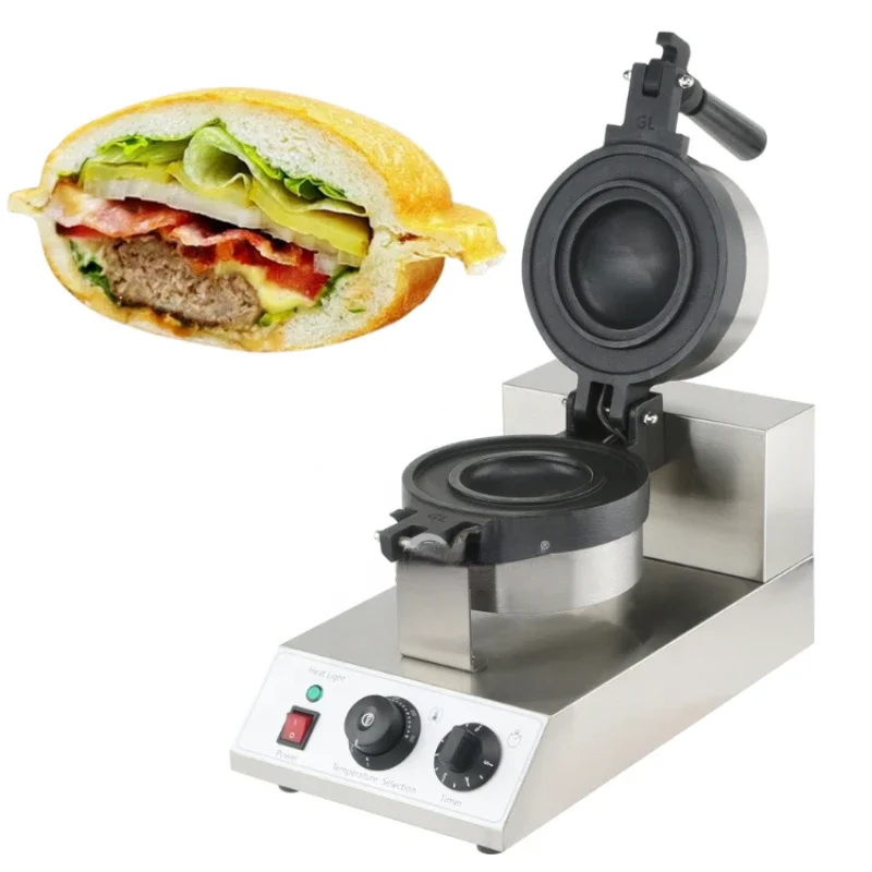 Hamburger Burger Meat Press Machine Electric  Burger Maker Machine