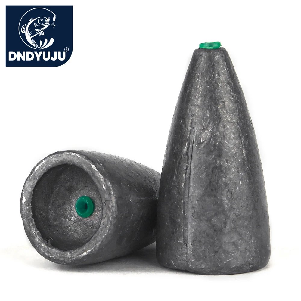 DNDYUJU 10X plomo peso de pesca bala peso de plomo Jig Head FreshwaterTexas Rig Set aparejos de pesca 3,5g 5g 7g 10g 14g 20g