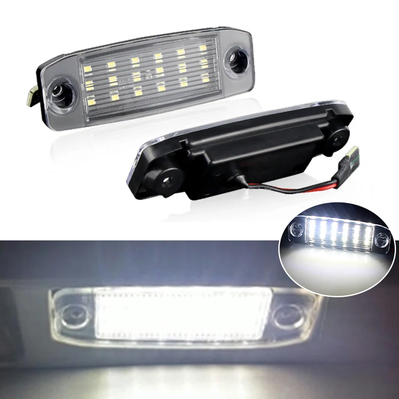 2PCs Car Led Number License Plate Lights For Hyundai Sonata 10 10-13 Sonata YF 10MY 2010-2013 GF 10 Kia Sportage 2011-2013