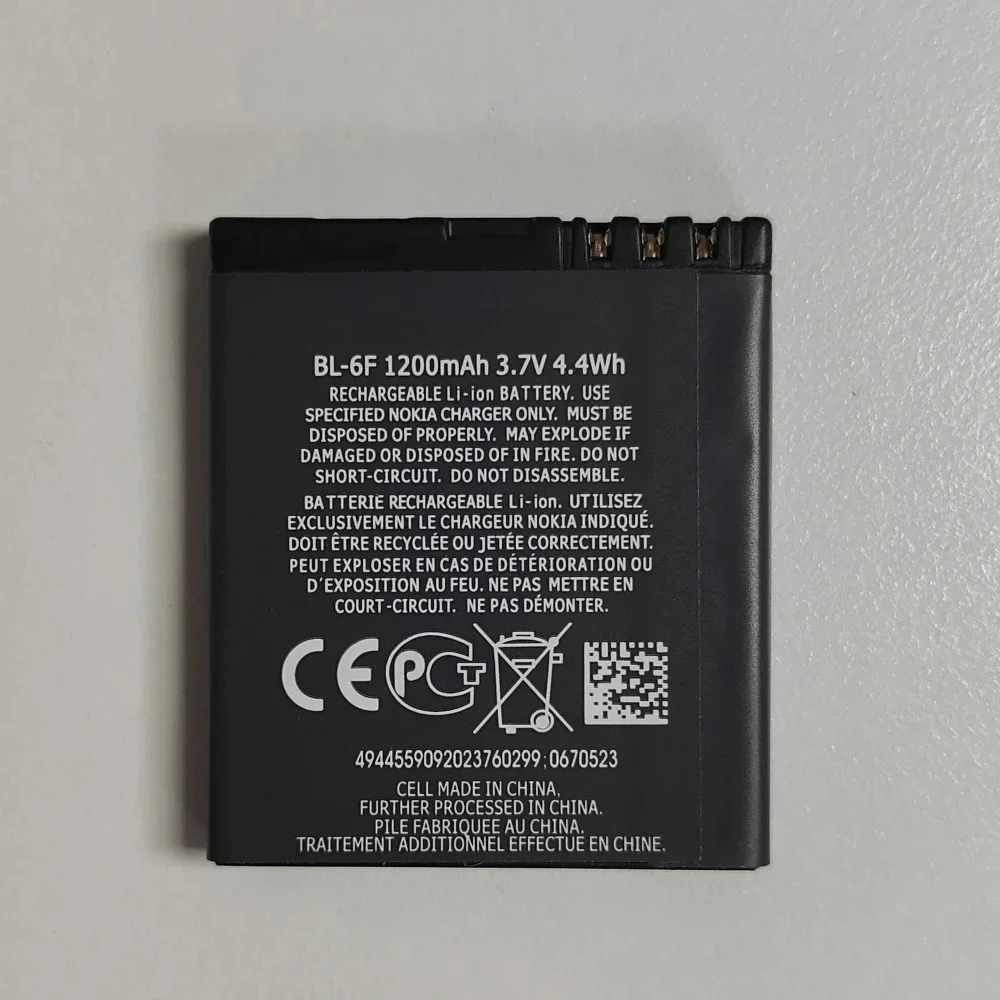 بطارية لنوكيا 6788 N78 N79 N95(8G) 6788i بطارية 6F BL6F بطاريات بديلة #3