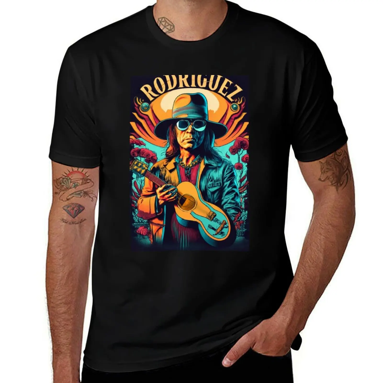Футболка Sixto Rodriguez, повседневная футболка с защитой от выцветания