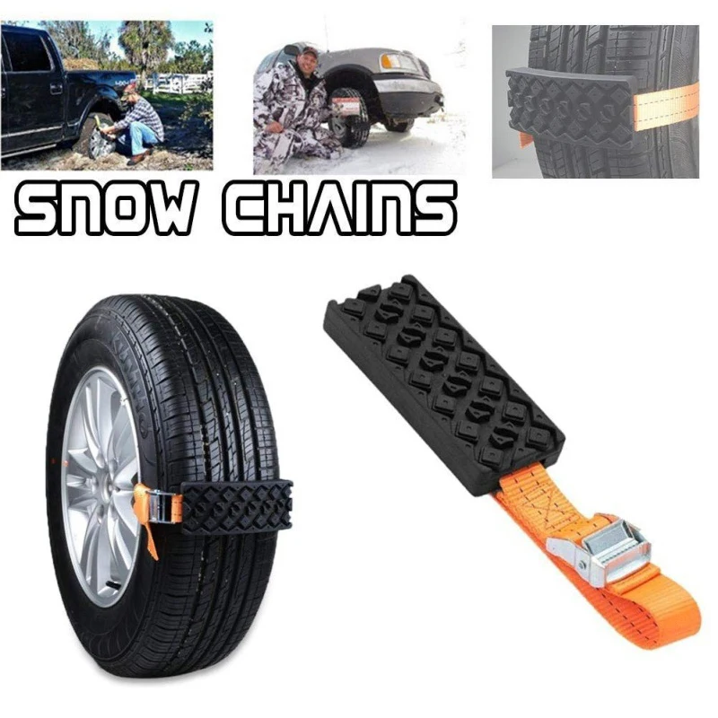 1Pcs Mud Sand Snow Tire Ladder Off-Road Vehicle Emergency Tracks Chain Non-Slip Traction Mat Car Recovery Traction Boards