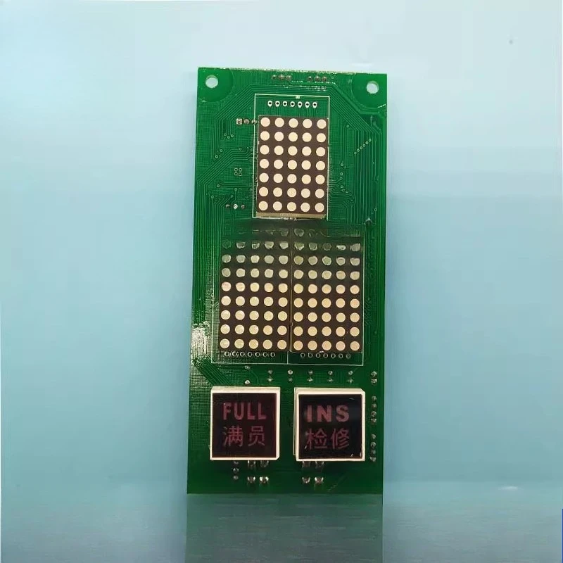 Peças para acessórios de elevador Dongguan Fuji Placa de exibição de chamada de saída de elevador FFA OCB 02 FFA 0CB-02