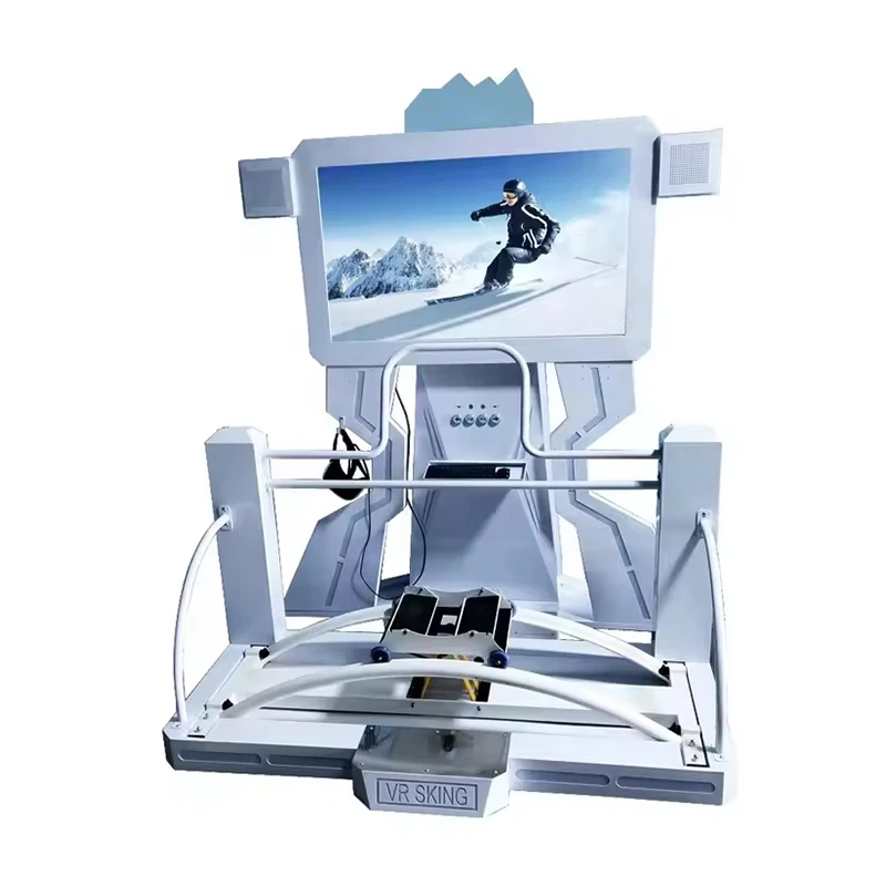 China VR Manufacturer Indoor Metal Virtual Reality 9D Skiing Game Machine VR Attraction for Adventure Park customize