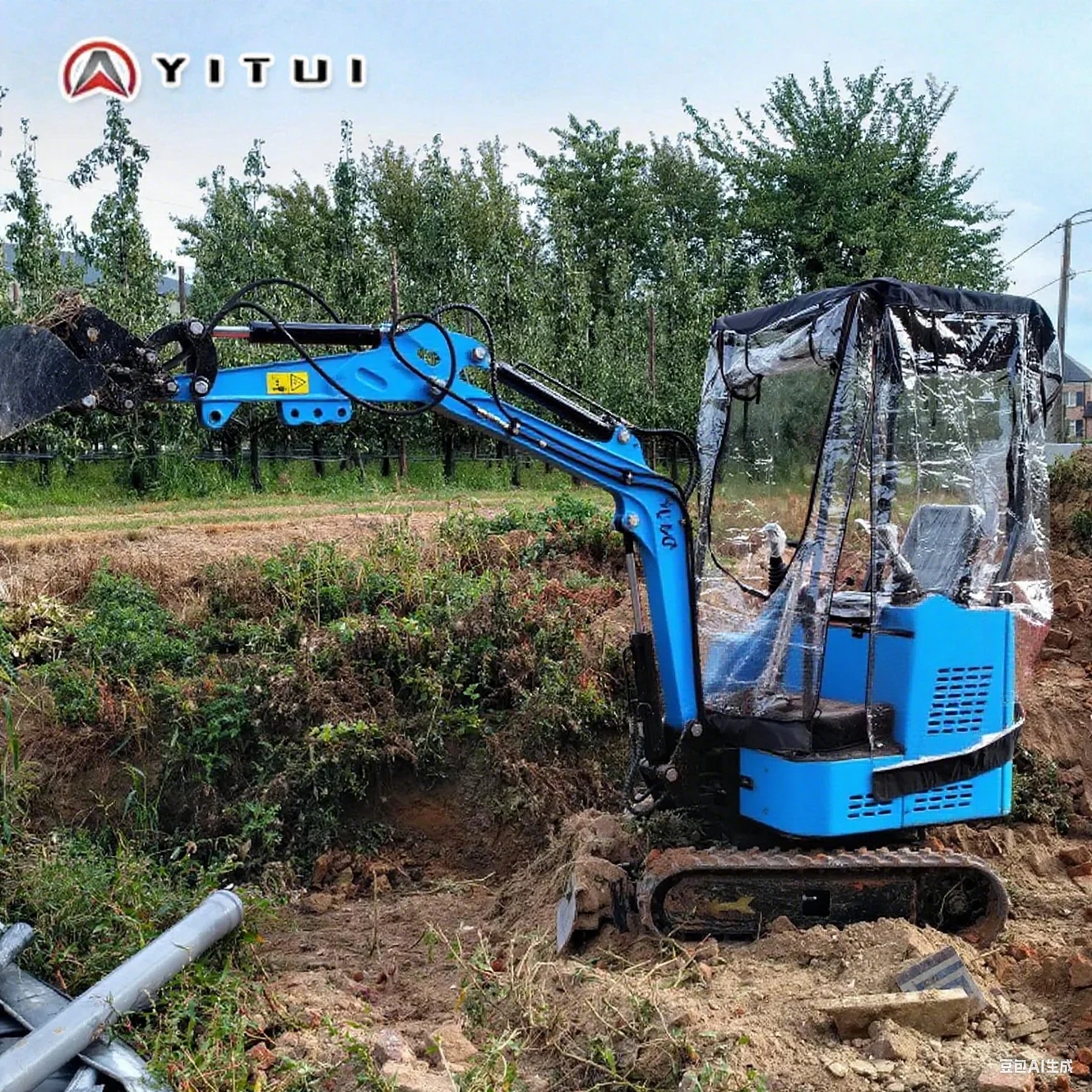 

Hot 1.5 Ton Mini Excavator Customized Kubota Engine Track Mini Excavator High Efficiency And Easy To Operate