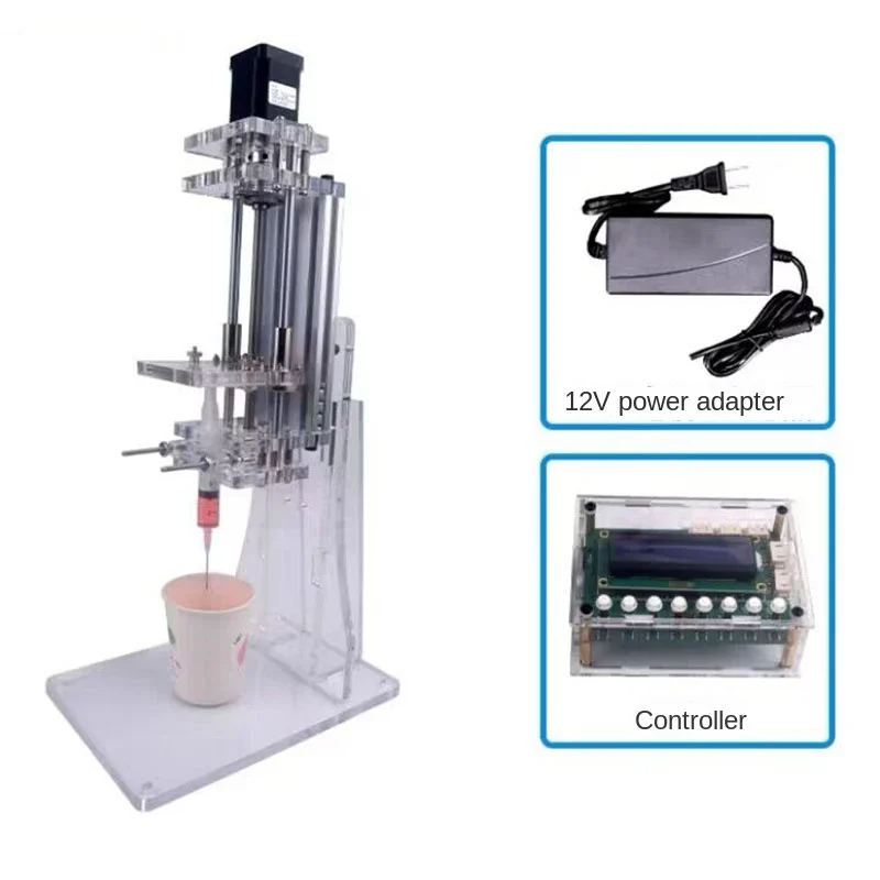 Desktop Vertical Syringe Thruster Lab Micro Pump Precision Instrument For Laboratory Quantitative Liquid Dispensing Work