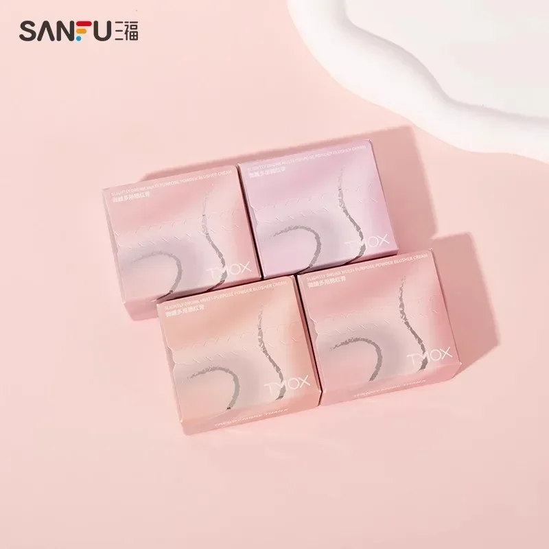 Fard multiuso originale TMOX Fard monocolore Crema evidenziatore Finitura opaca Naturale Trucco originale Cosmetici Rare Bea