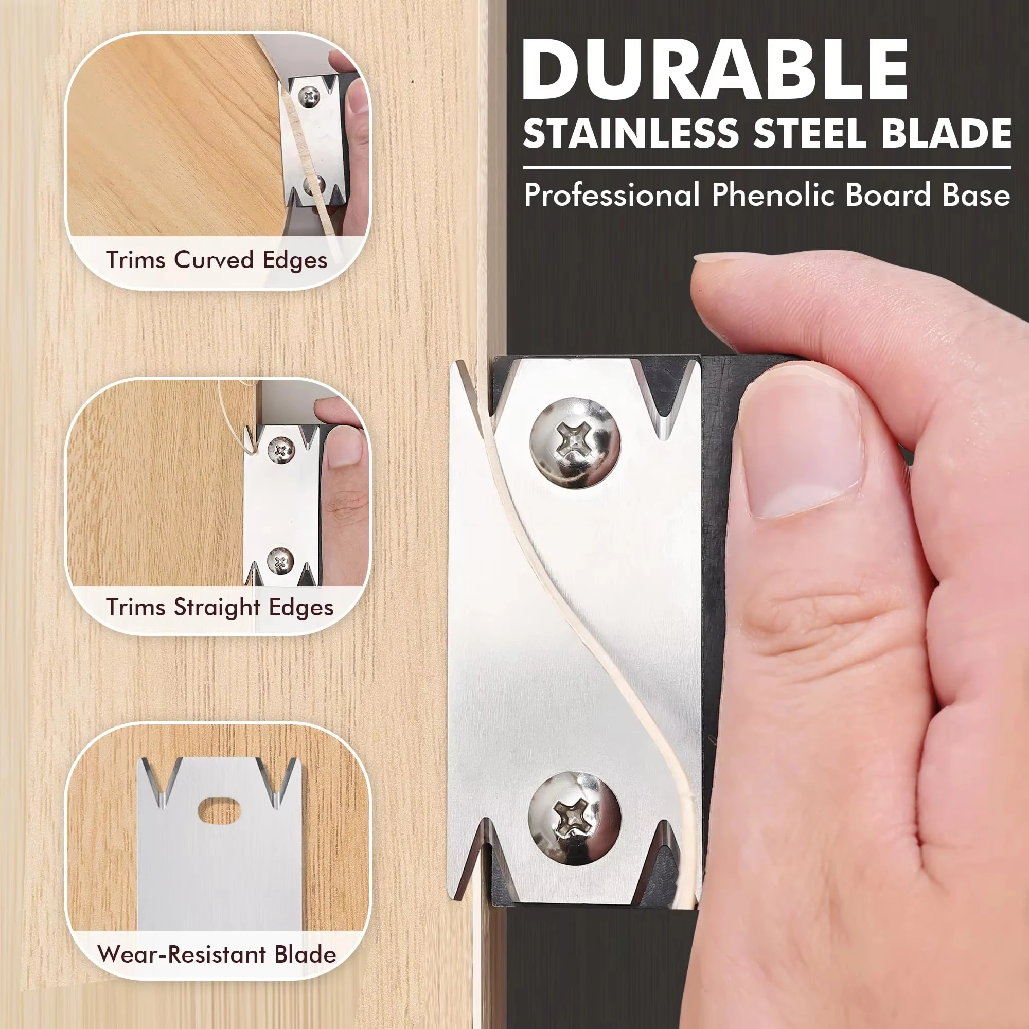 木工トリマー面取りフィレットスクレーパーボードバリ取りツール - Woodworking Edge Corner Planer のレビューと価格
