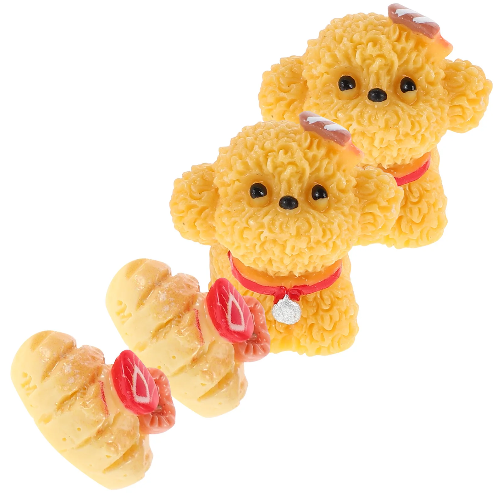

1Set Dashboard Decoration Cute Resin Mini Dog Figurines Cartoon Puppy Small Dog Ornament Car Interior Mini Puppy Figures