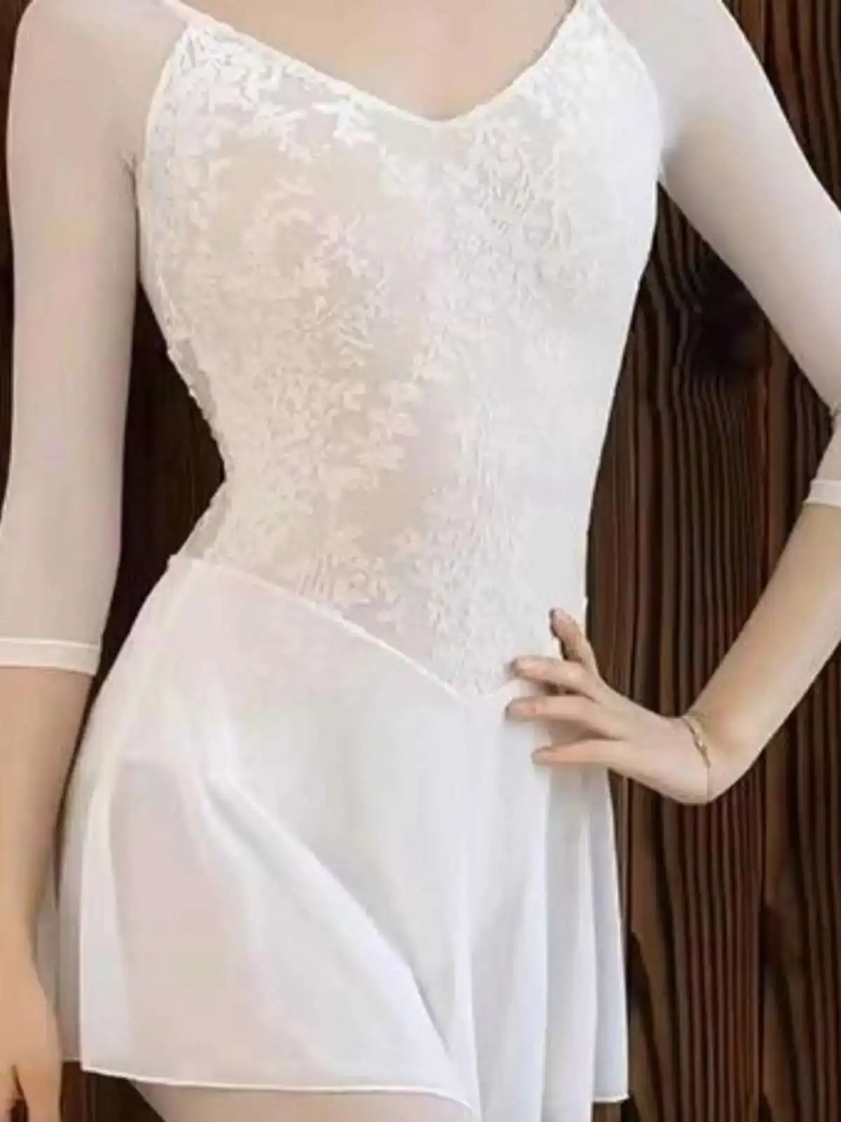 

Ballet Practice Clothes, High-end Velvet Dance Body Clothes, Professional Gymnastics Clothes, Women's Art Exam Dance Dresses,