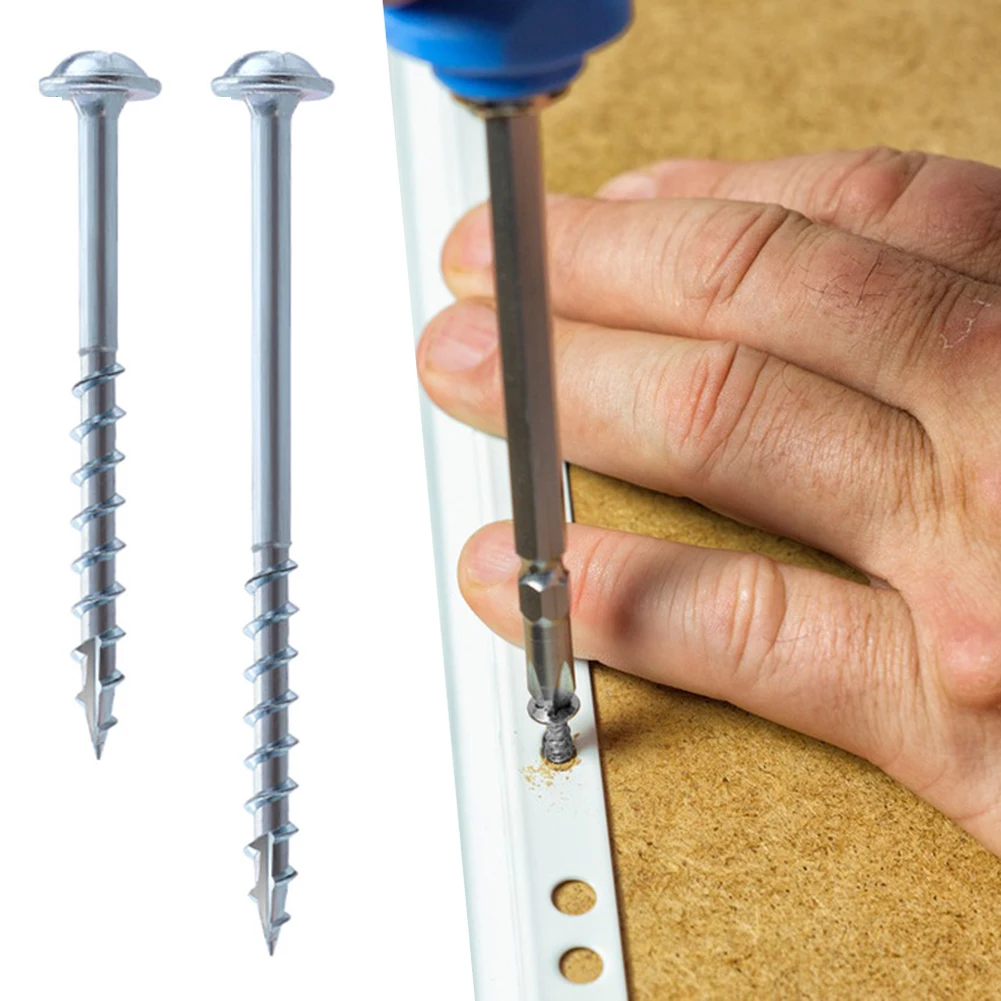 

Деревообработка Антикоррозийные саморезы с косыми отверстиями Превосходная прочность соединения для деревообработки