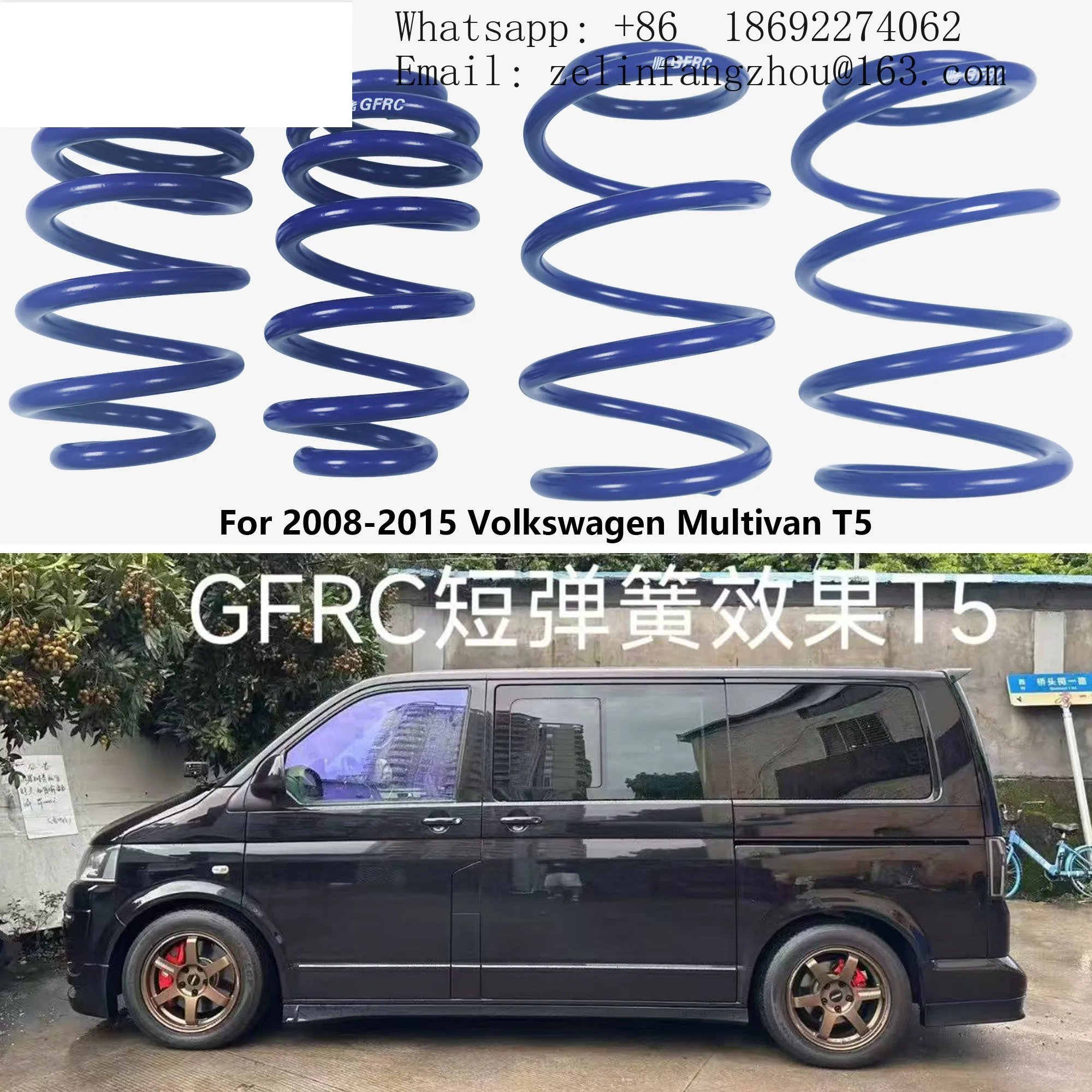 GFRC Performance Lowering Springs Suspension Kit for VW Golf Polo Scirocco Passat Jetta Front Rear Sport Coil Pro Set