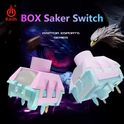 Kailh BOX Saker Switch 5Pin Linear 42g 1.3mm Quick Trigger Custom Mechanical Keyboard Switch Gaming Faster Raptor E-sport Series