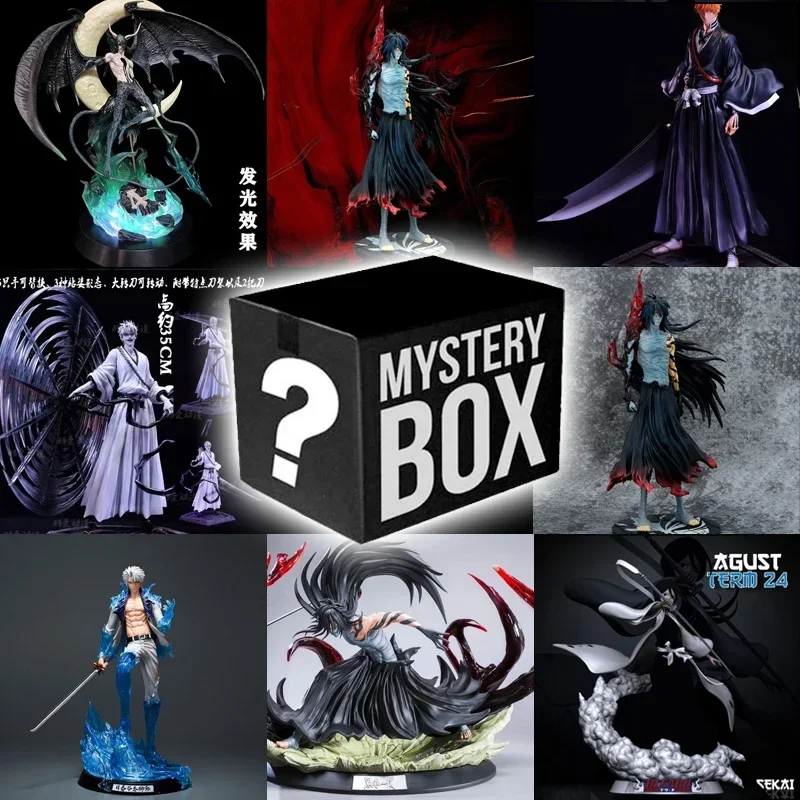 Bleach Anime Figures Blind Box Set - Kurosaki Ichigo, Aizen and Rukia Action Figures