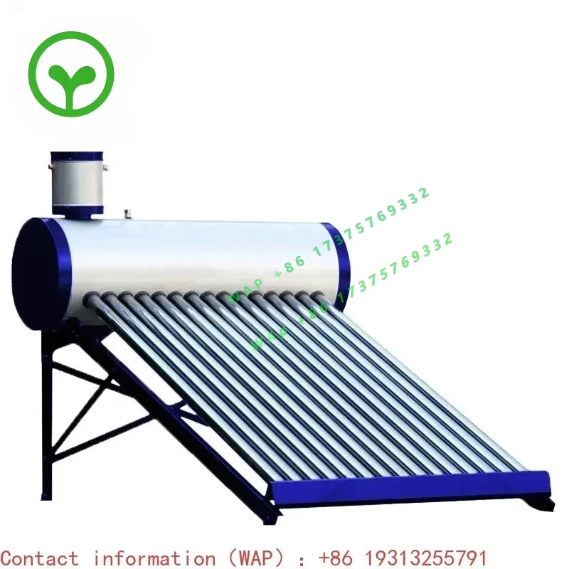 【Best-selling】Hot Sales 15 Tubes And 130L High-quality Compact Non Pressure Stainless Steel Hot Solar Water Heaters