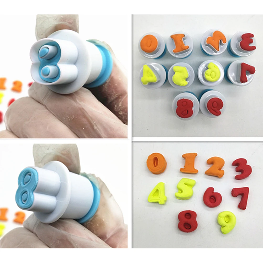 

36Pcs ABS Plunger Embossed Cake Cutter Molds Premium Flexible Reusable Baking Tools 0-9 Numbers 26 Letters DIY Fondant