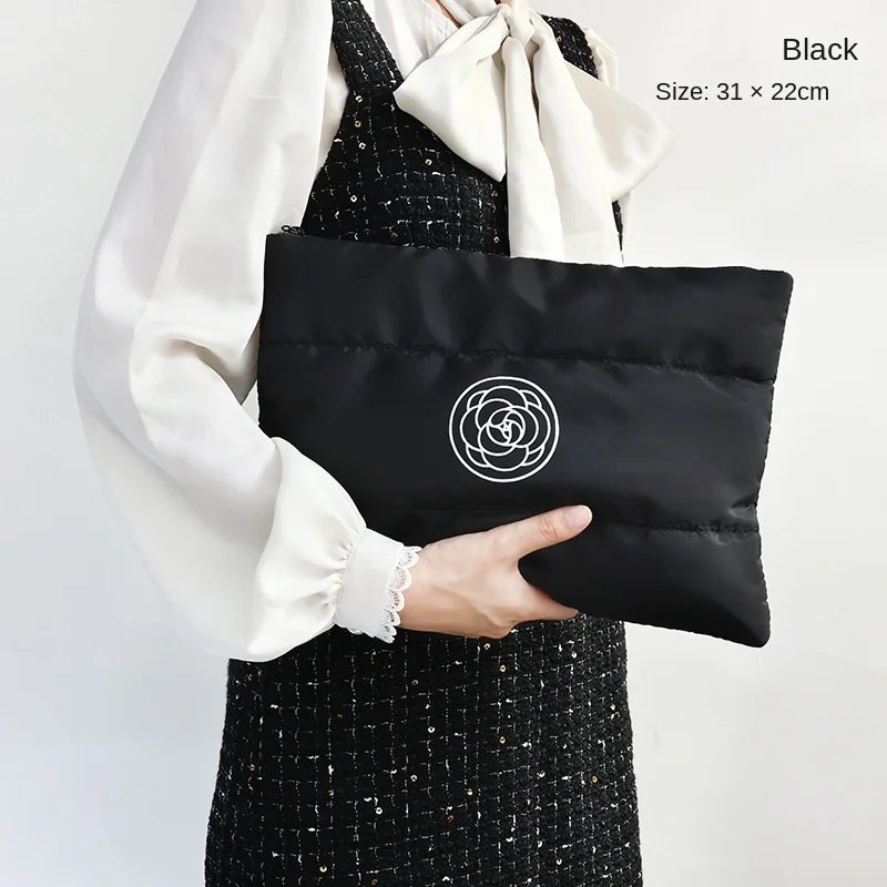 Down Cotton Large Capacity Makeup Bag Portable Travel Toiletry Organizer High Style For Women