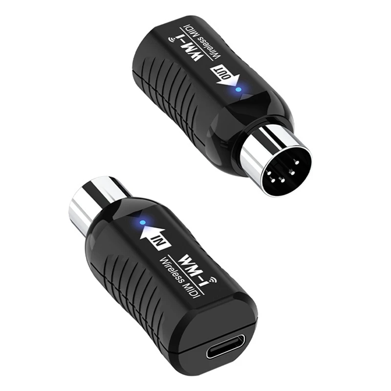 ミニワイヤレス伝送システム,エレキギター用の超低遅延ミディシステム,ギター接続