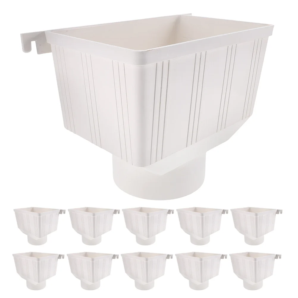 موصل ماسورة التصريف PVC تركيب أنابيب الصرف البلاستيكية القوية أجزاء مزراب المطر والملحقات لجمع المياه في الهواء الطلق