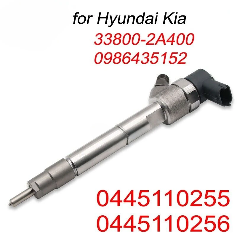 

0445110255 0445110256 Diesel Injector fit for Hyundai Kia 33800-2A400 0986435152