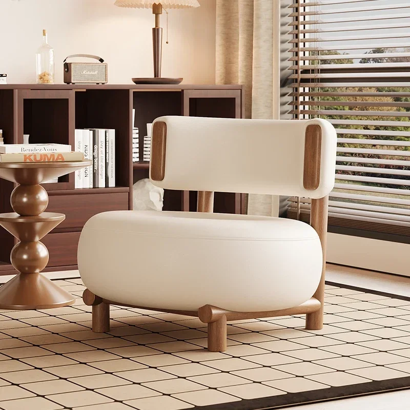 

Art Single Luxury Lazy Chair Designer Indoor Minimalist Solid Floor Lazy Chair Lounges Makeup Sedie Da Soggiorno Мебель для дома