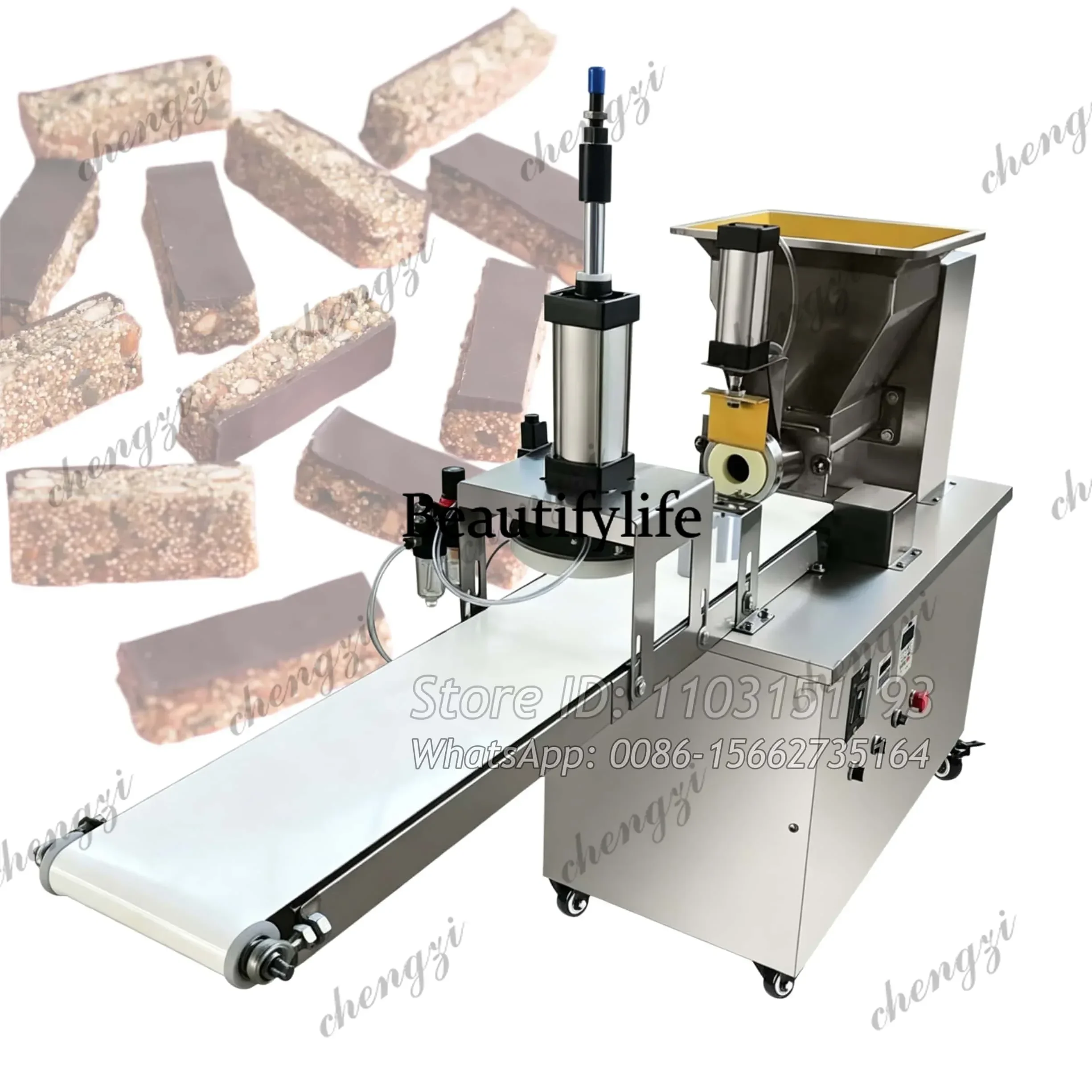 Automatic Batching Cake Equipment Dough Chocolate Energy Bar Cutting Machine Electric Dough Forming Machine India Bread Maker