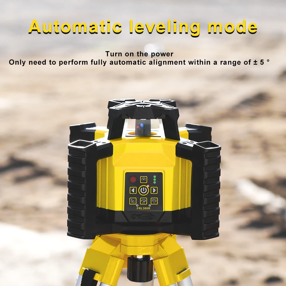 FIRECORE Rotary Laser Level 360° Self Leveling FRL300R/FRL300G,5