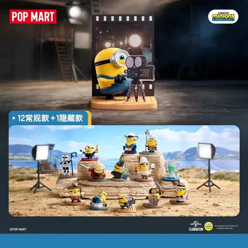 POPMART ILLUMINATION'S Minions Monsters Series Blind Box Guess Bag Desktop Decoration Blind Bag Toys Anime Figure Cute Model - view 3