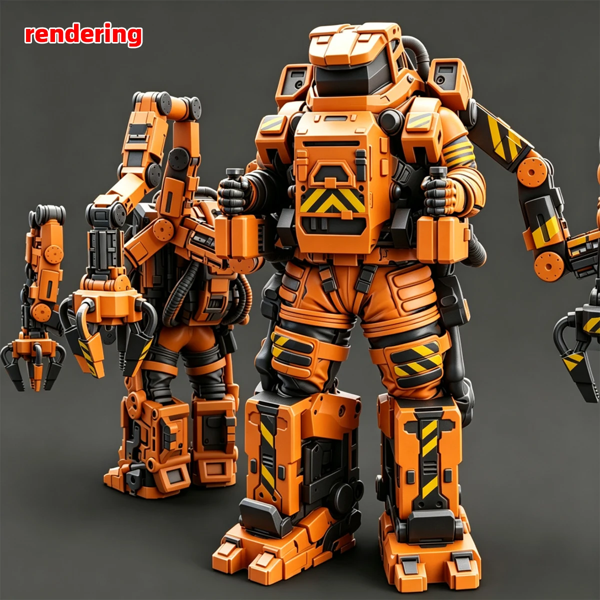 1/35 1/48 1/60 1/72 1/100 1/144 Modellbausatz 3D Harz Miniatur Soldatenfiguren Diorama Unbemalte Exosuit Mecha Humanoid DIY – Detail 10
