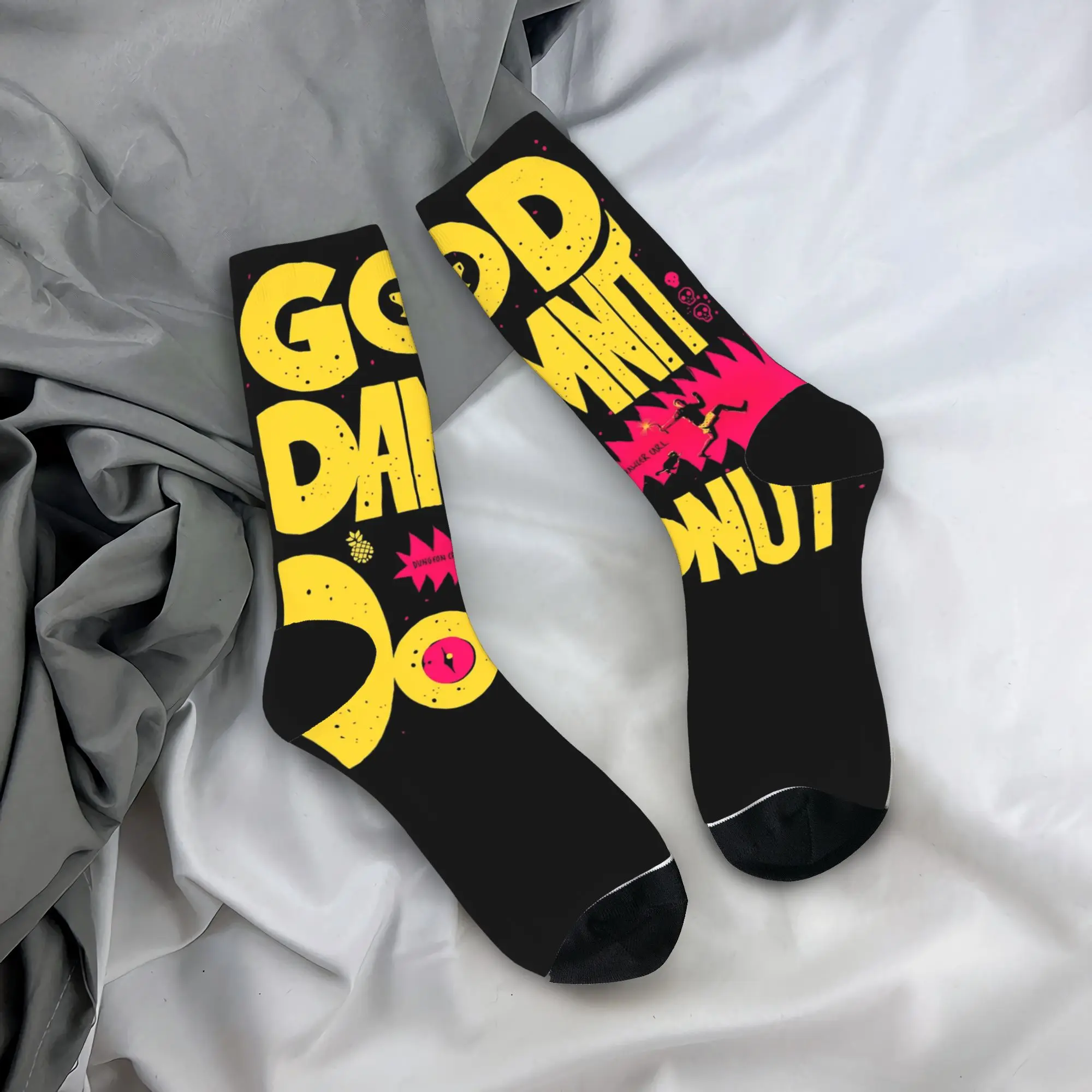 Winter Warm Crazy Design Unisex Dungeon Crawler Carl Socks  Sweat Absorbing Football Socks