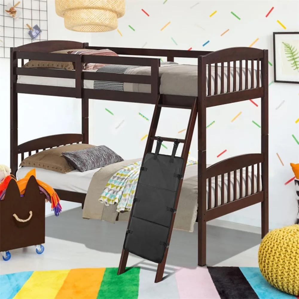 Capa de escada de cama fivelas escalada evitando cama escada bloqueio almofada guarda beliche para cama