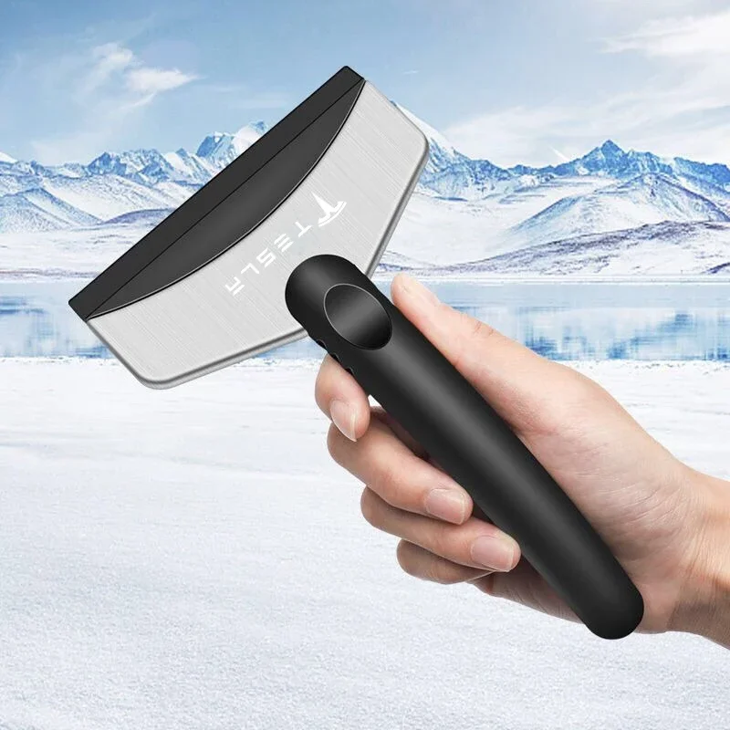 Car Snow Shovel Ice Shovel Window Cleaning Tool For Tesla Model 3 Y S X Roadster Juguete Coil Bonina Car Windshield Snow Scraper