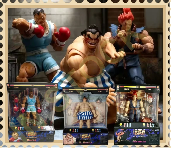 

В наличии: Коллекционная фигурка Jada Toys Ultra Street Fighter II - Эдмонд Хонда, Боксинг Кинг, Байсон, Акума, 6 дюймов, подарок